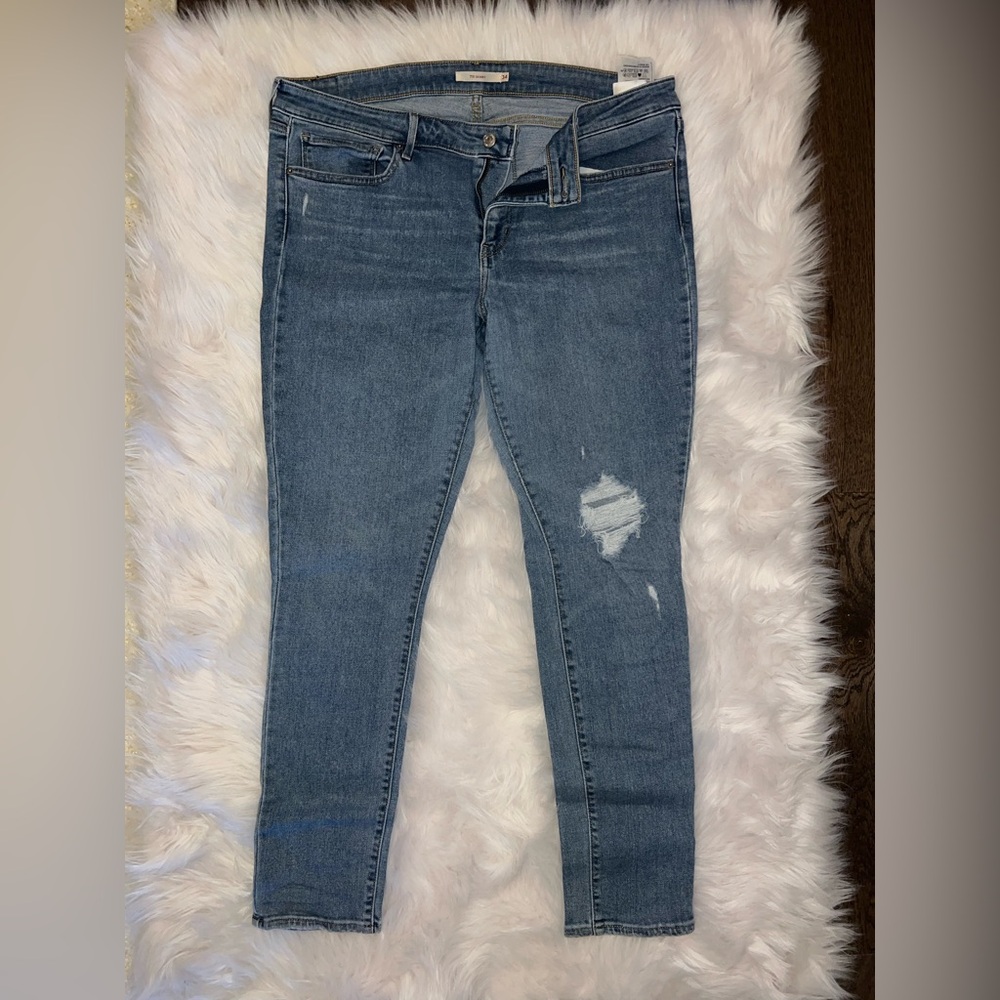 Levi's 711 Distressed Skinny jeans - Picture 2 of 8